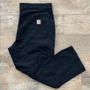 Carhartt Men's 42x30* Rugged Flex Relaxed Fit Canvas Work Black Pant BN2291-M